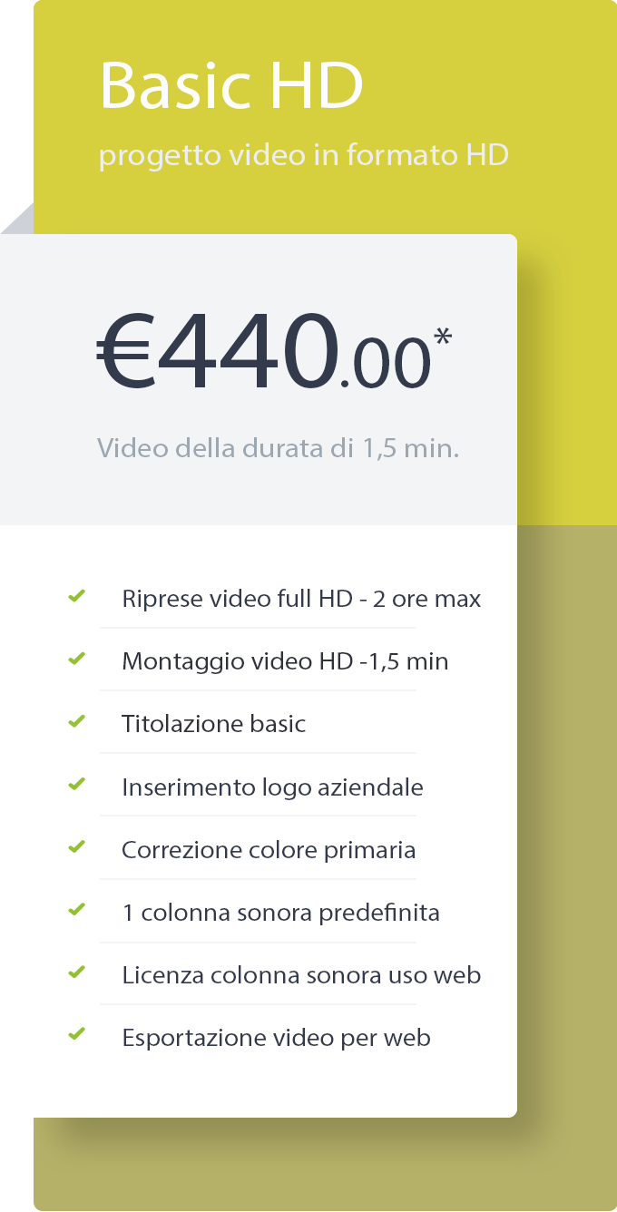 Copertina 1 produzione video low cost