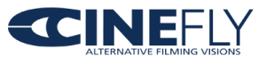 Logo ufficiale della Cinefly azienda specializzata in droni per riprese video.