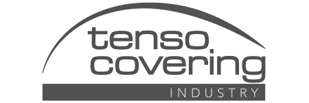 Logo rappresentativo della ditta Tensocovering Industry azienda specializzata in costruzione di Gazebo cliente della casa di produzione Soundless studio